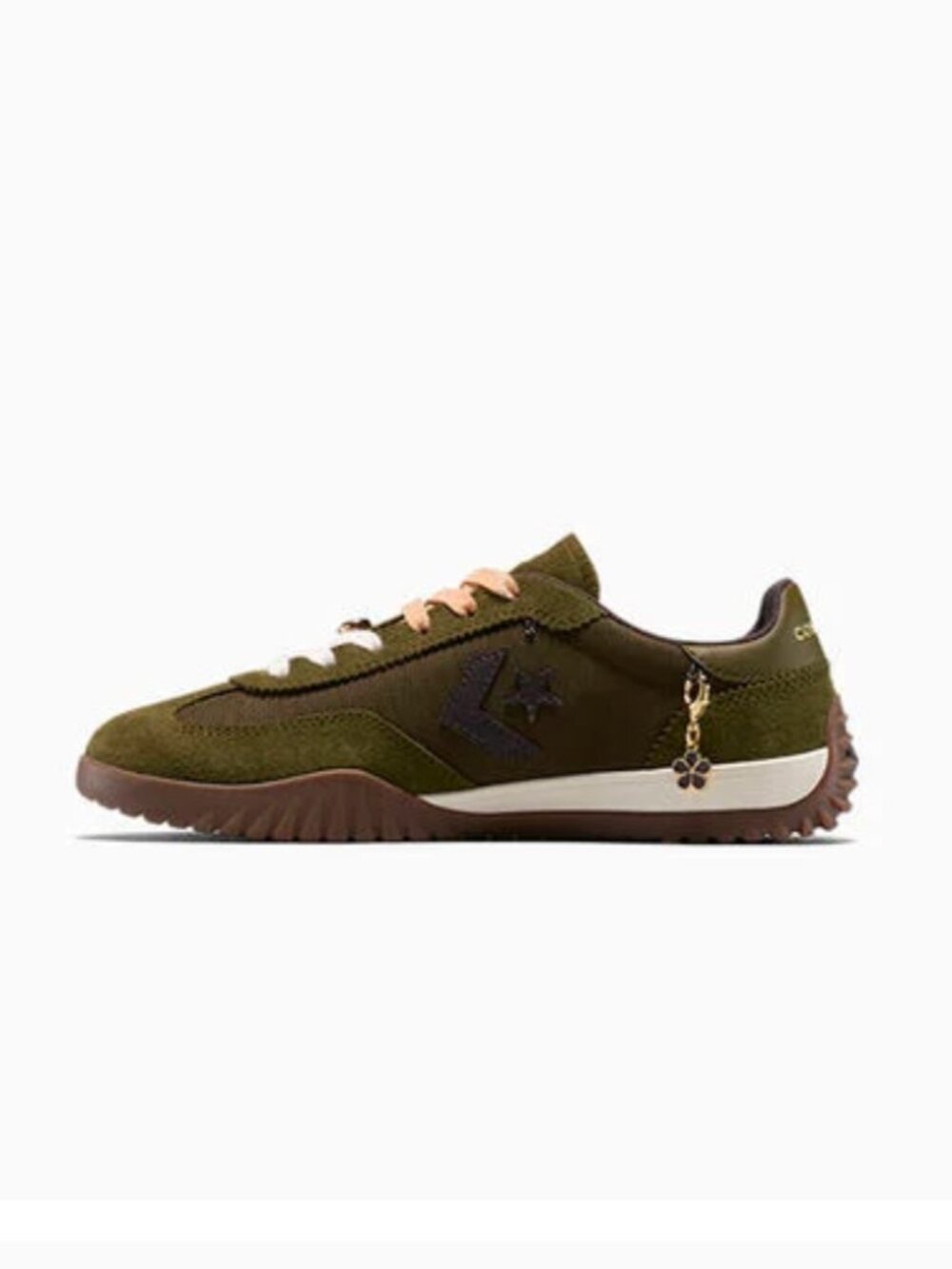 NEW Converse Run Star Trainer Charms. Color:  Surplus Olive/Egret M-13 W-14.5 - Picture 3 of 15